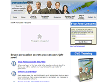 Tablet Screenshot of persuasiondynamix.com